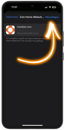Eingabefeld für App-Namen im iOS-System