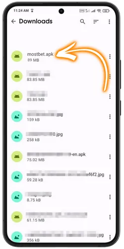 Installationsprozess der mobilen Anwendung