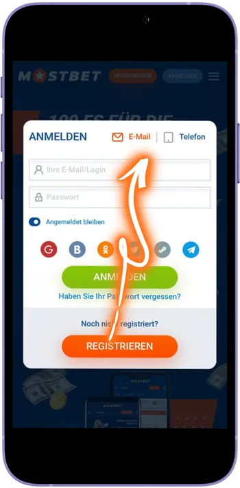 Mostbet Methode wählen