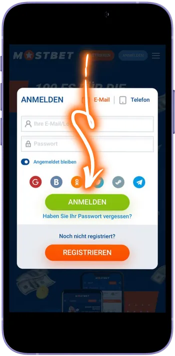 Mostbet Einloggen und ins Konto wechseln