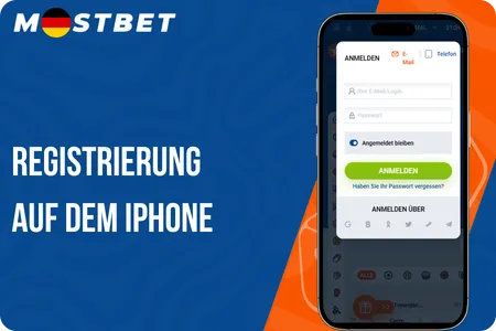 Mostbet Login und Registrierung auf dem iPhone