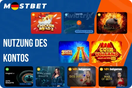Mostbet Erster Login und Nutzung des Kontos